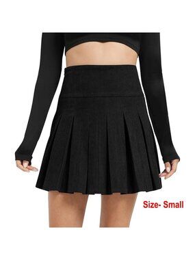 Urban CoCo Womens Basic Versatile Stretchy Flared Casual Mini Skater Skirt Small